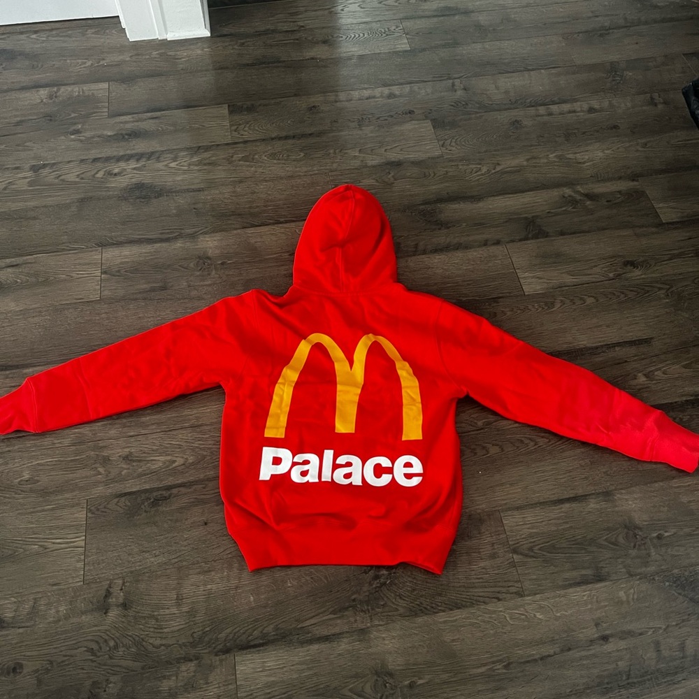Palace X McDonalds logo hood (red)